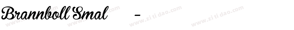 Brannboll Smal手机版字体转换